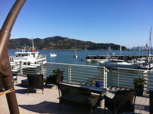 A view of San Francisco Bay from Sausalito